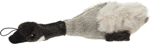 Multipet Canada Goose Migrator Bird Plush Dog Toy, Gray, 16"