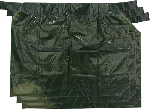 Stansport Disposable Toilet Bags - 3 Pack, Green, 17.7" L x 13.8"