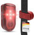 VELMIA Running Lights for Runners (2 Pack) for Maximum Safety and Visibility, Clip-On Strobe Reflective Gear