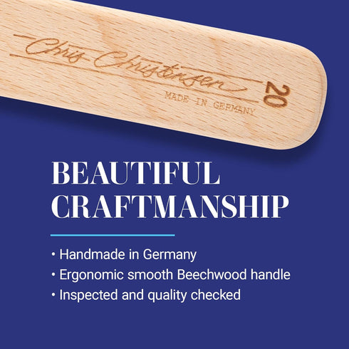 Chris Christensen 20 mm Oval Pin Dog Brush, Original Series, Lightweight Beech Wood Body