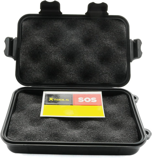 Outdoor Waterproof Airtight Shockproof Plastic Survival Container Carry Box with 2 U-Shape Buckle Storage Case