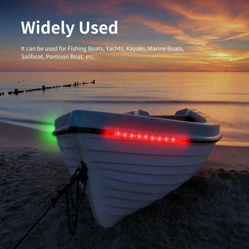 RVZONE Boat Navigation Lights, Navigation Lighting For Boats Led, Marine Lighting For Night Fishing, Boat Red and Green