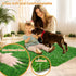 2 Pack (18*23 inch) LOOBANI Dog Grass Pee Pads, Artificial Grass Pads for Potty Tray, Fake Grass for Dogs to Pee On