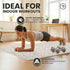 Set 18 (12.6"x12.6"x0.4") 18sqft bemaxx Gym Mats - pcs EVA Interlocking Foam Floor Tiles Protective Gym Flooring Sports