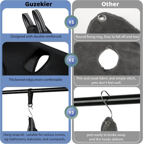 Hammock Hammock Clippers/Trimmer, Guzekier Dog Grooming for Trim Nail, Dog Sling for Grooming, Dog Restraint Bag