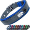 Black Rhino Comfort Collar, Ultra Soft Neoprene Padded Dog Collar for All Breeds, Heavy Duty Adjustable Reflective