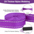 Short Dog Leash 1 ft - 12 Inches Traffic Leash for Large and Medium Dogs, Nylon Reflective with Padded Handle