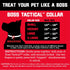 Boss Dog Tactical Collar in Large, Pink