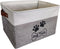 Dog Toy Basket | Collapsible Toy Box with Handles | Foldable Dog Toy Bin for Pet Accessories