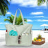LEDAOU Large Waterproof Beach Tote Bag for Women, Sandproof Zipper Tote for Pool Gym Grocery Travel with Wet Pocket