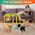 0-6 TOOGE Upgraded Puppy Play Gym: Small Dog Puppy Jungle Gym Playground Adjustable Hanging Dogs Enrichment Chew Toys