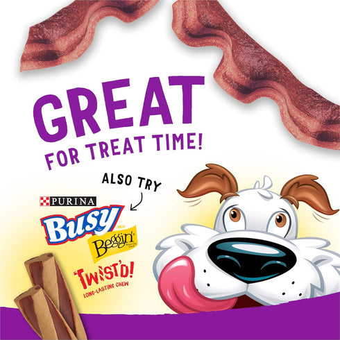 Purina Beggin' Strips - Bacon & Beef Flavored Dog Treats