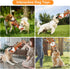 Rope-Infused Squeaky Dog Toys for Large Dogs, Interactive Tug of War Plush Chew Toys for Small, Medium, and Big Dogs
