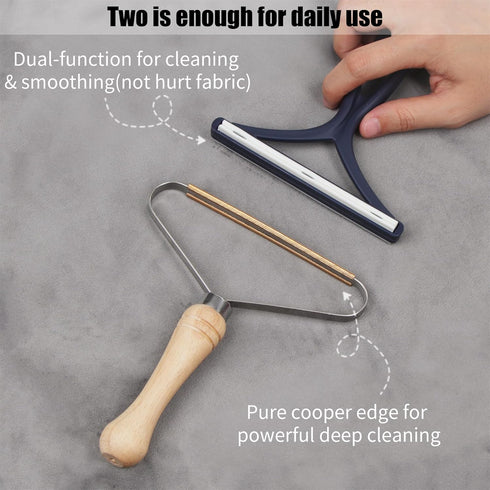 Pet Hair Remover for Couch, 2 Pack Dog Cat Hair Removal Tools for Furniture, Carpet Rakes Scraper for Rugs