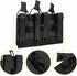FRTKK Molle Mag Pouch - Open Top Single/Double/Triple Magazine Holder for M4 M16 AK AR Glock M1911 92F 9mm