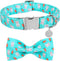 Easter Dog Collar with Bow Tie, Cotton Carrot Design for X-Large Dogs, Cute Pet Collar with Metal Buckle