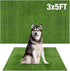 GLOBREEN Artificial Grass for Dogs Potty, 3FTx5FT Puppy Grass Pee Pad, Indoor