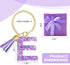 Letter Charm for Stanley Cup, 1 PCS Purple Tumbler Handle Accessories, Initial Charm for Girls Women