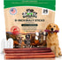 Standard 6 Bully Sticks for Dogs - 25 Count - Natural, Odor