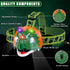 Triceratops LED Headlamp - Dinosaur Toy Flashlight for Kids Camping Gear, Ideal Gift for Boys, Girls, or Adults
