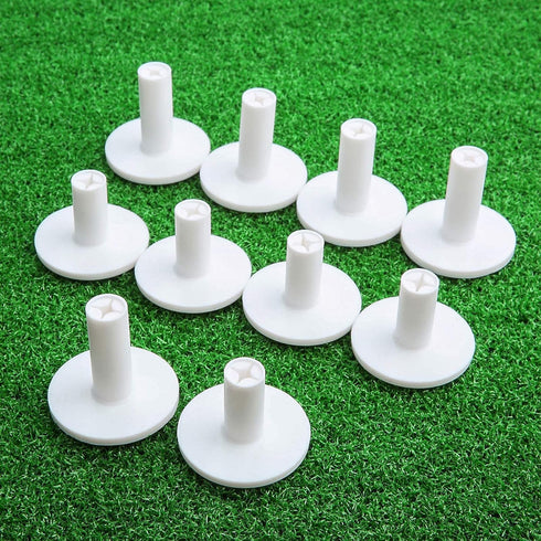 MUXSAM Golf Rubber Tee Holder, 5-Pack 2" Golf Mat Tees for Indoor Outdoor Practice