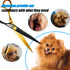 Black & Gold Professional Straight Dog Grooming Scissors, 7'' Sharp and Durable Japanese 440C Stainless Steel Pet Shears