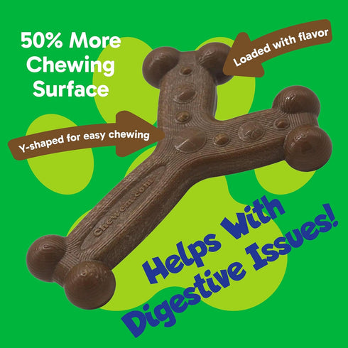 Chew'ems Durable Chew Toys for Small Dogs - Long-Lasting & Flavorful Beef-Flavored Chew Dog Toys