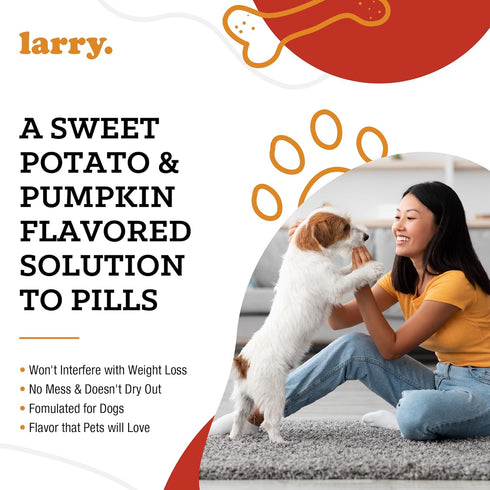 102 8 oz Sweet Potato Pill Wrap for Dogs - Pumpkin Moldable Paste - Hide Dog Medication Pouches - Medicine Treats Pill