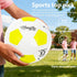 TFengfly 4 Soccer Ball Size with Pump Needle Classic Thicker PU Tight Weaved Suitable for Youth Boy Girl League Game