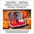 Real Avid Shotgun Cleaning Kit, 12 Gauge and 20 Gauge, Portable Pouch with Gun Cleaning Supplies