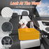 30 lbs, Dog Car Seat for Medium Sized Dogs Safety Dog Booster Seat for Small Dogs Hooks to The Seatbelt & with Elevated