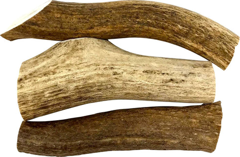 Premium All-Natural Grade A Elk Antlers for Dogs, No Additives, No Preservatives, Made in USA (Medium/Large)