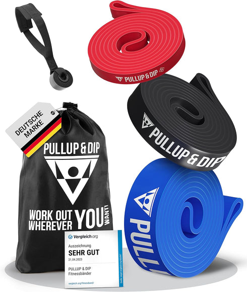 Pull Up Assistance Bands, Heavy Duty Resistance Bands for Pull Up Assist, Includes Exercise Ebook