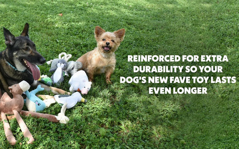 Stuffed Camel Plush Toy for Large Dogs | Cute Durable Squeaky Chew Toys for Puppies and Adult Dogs