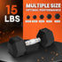 Yes4All Chrome Grip Encased Hex Dumbbells, Anti-Slip Hand Weights, 05-50 LBS Single