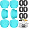 6 Packs Cat Fountain Filters & 6 Sponge Sets-Compatible with Cepheus 2.7L