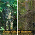 Ghillie Camouflage Leafy Hat, Camo 3D Leaf Face Mask, Full Coverage Breathable Hunting Accessories