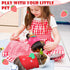 Mixweer 4 Pieces Guinea Pig Stuff, 2 Clothes and 2 Mini Hats with Adjustable Strap, Warm Vest for Guinea Pig, Hamster,