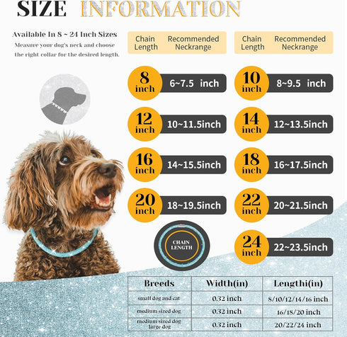Stylish Luxurious Diamond Dog Collar, Magnetically Absorbent Clasp, Full Diamond Design, Blue Diamonds Necklace Collar