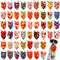 50PCS Large Dog Bandanas Fall Large XL Dog Breed Bulk Autumn Pattern