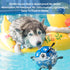 Dog Ropes Toys Soccer Ball with Straps - Interactive Tug of War Toy, Durable Water Toy for Medium & Large Dogs - Blue &