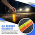 48-Pack 4" Little World High Visibility Reflective Trail Markers - Fluorescent Orange Clips for Hunting, Hiking