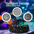 Hubaltuye 2 PCS Shrimp Hideout Black, Shrimp Cave Tunnel, Shrimp Hides for Aquarium Small Fish Habitat, Durable Hollow