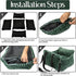 30 lbs, Dog Car Booster Seat, for Small Dogs Under Detachable Washable Travel Bed with Storage Pockets and Safety Belt