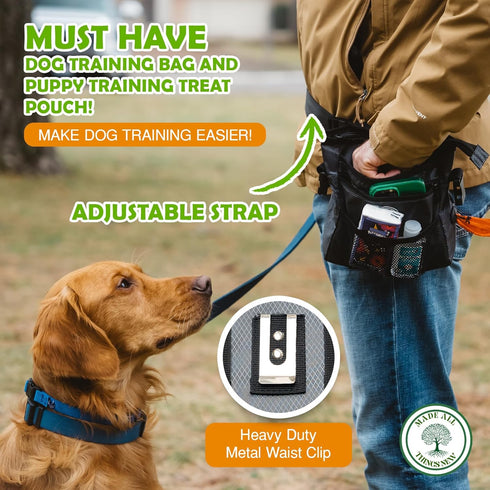 Made All Things New Dog Poop Holder with Dog Poop Bag Dispenser for Responsible Pet Owners - Leave no Trace!