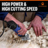 6 Sheep Shears Heavy Duty with Adjustable Speeds - Professional Electric Clippers Farm Livestock - Shearing Machine