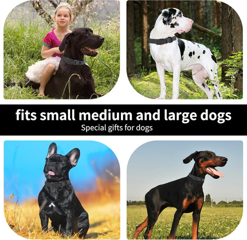 Soft Padded Cotton Dog Collar, Breathable Solid Color Adjustable Pet Collar for Little Puppies by lynxking