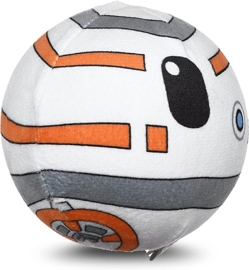 STAR WARS for Pets BB-8 Plush Squeaky Ball for Dogs| Toy for Dogs | Soft Fabric Squeaky Ball Dog Toys, Dog Chew Toys, Gifts for Fans, 4 Inch (FF19189)