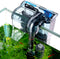 AQQA Aquariums Power Filter 74GPH, External Hang On Fish Tank Sponge Filter with Surface Skimmer
