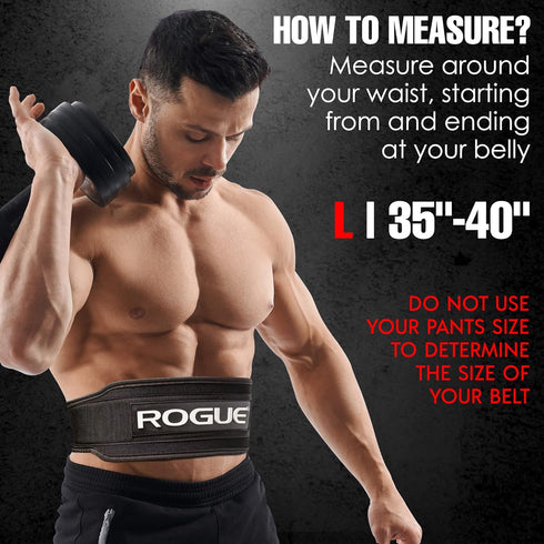 Rogue 5" Nylon Weightlifting Belt - Large